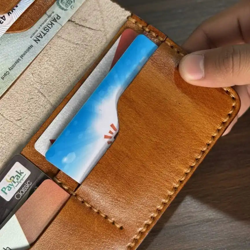 Long Wallet (Full Grain) Vegetable Tanned Leather
