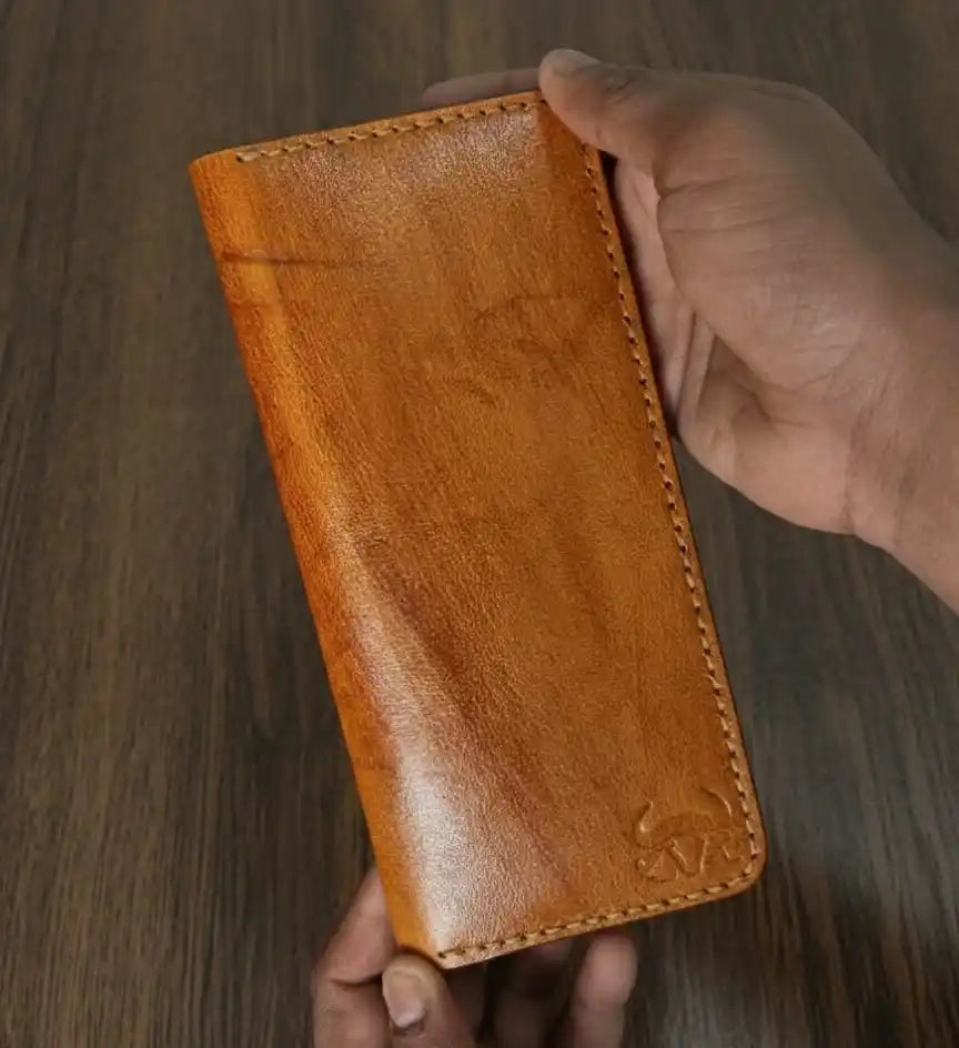 Long Wallet (Full Grain) Vegetable Tanned Leather