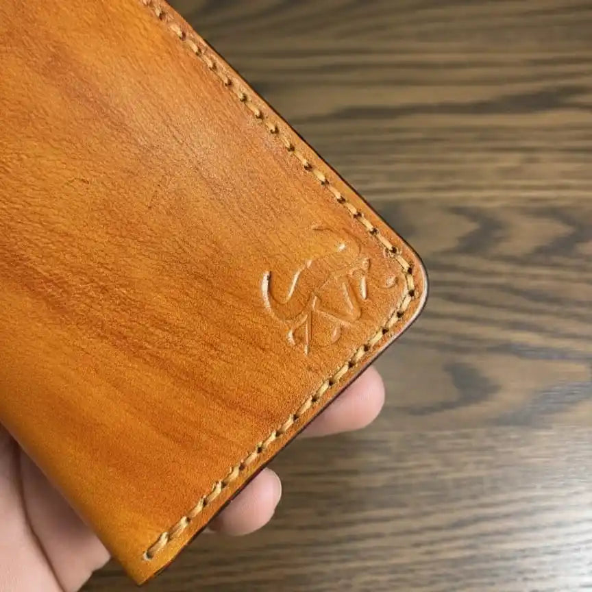 Long Wallet (Full Grain) Vegetable Tanned Leather