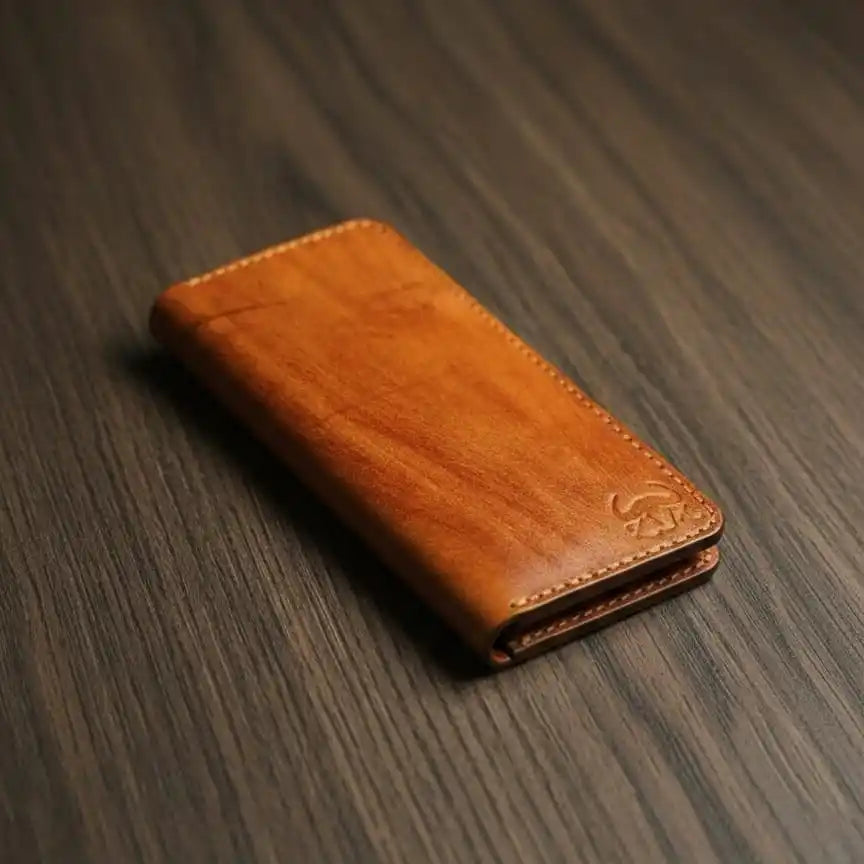 Long Wallet (Full Grain) Vegetable Tanned Leather