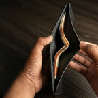 No.101 Bifold Leather Wallet (Jet Black)