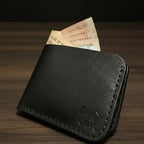 No.101 Bifold Leather Wallet (Jet Black)