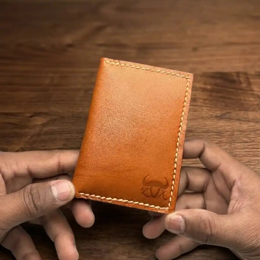 Ultra Compact Leather Wallet (Full Grain)