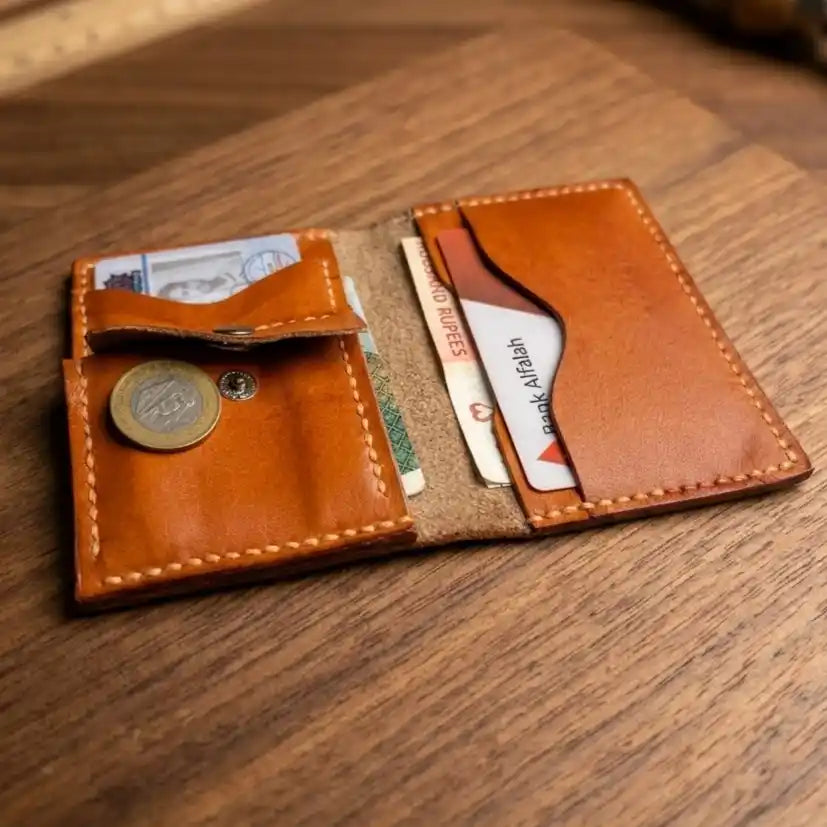 Ultra Compact Leather Wallet (Full Grain)