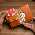 Ultra Compact Leather Wallet (Full Grain)