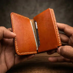 Ultra Slim Leather Pocket Wallet (Full Grain)