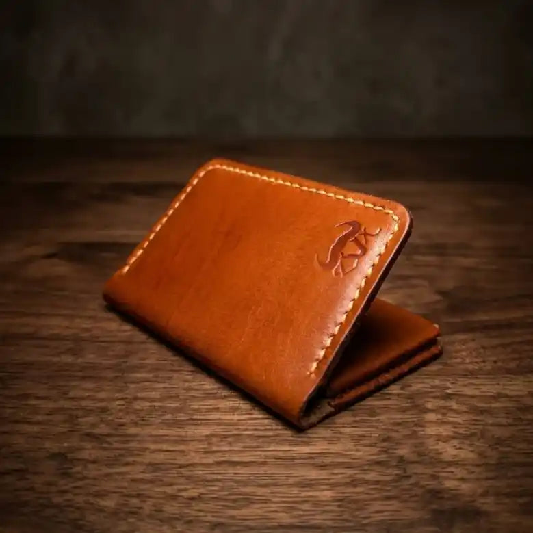 Ultra Slim Leather Pocket Wallet (Full Grain)
