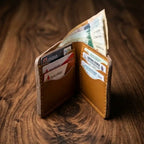 Bifold Slim Wallet (Yellow Tann Color)