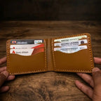 Bifold Slim Wallet (Yellow Tann Color)