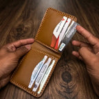 Bifold Slim Wallet (Yellow Tann Color)