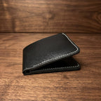 No.102 Bifold Leather Wallet (Shiny Black)