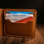 Bifold Leather Wallet (Tan Brown Color)